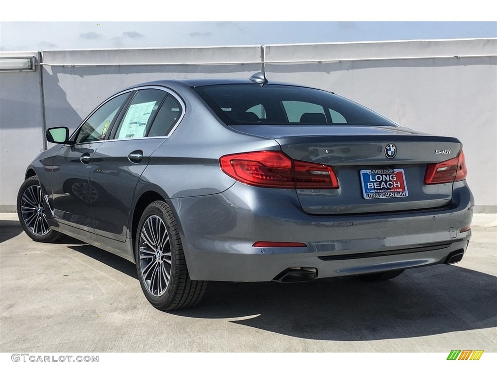 2018 5 Series 540i Sedan - Bluestone Metallic / Black photo #3