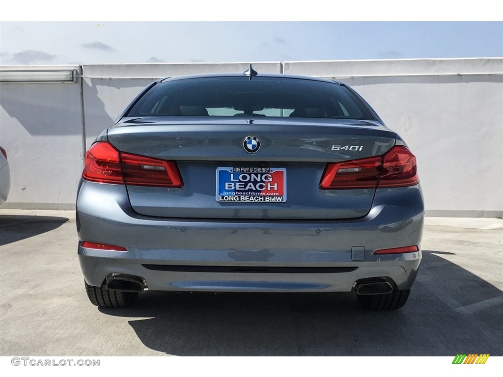 2018 5 Series 540i Sedan - Bluestone Metallic / Black photo #4