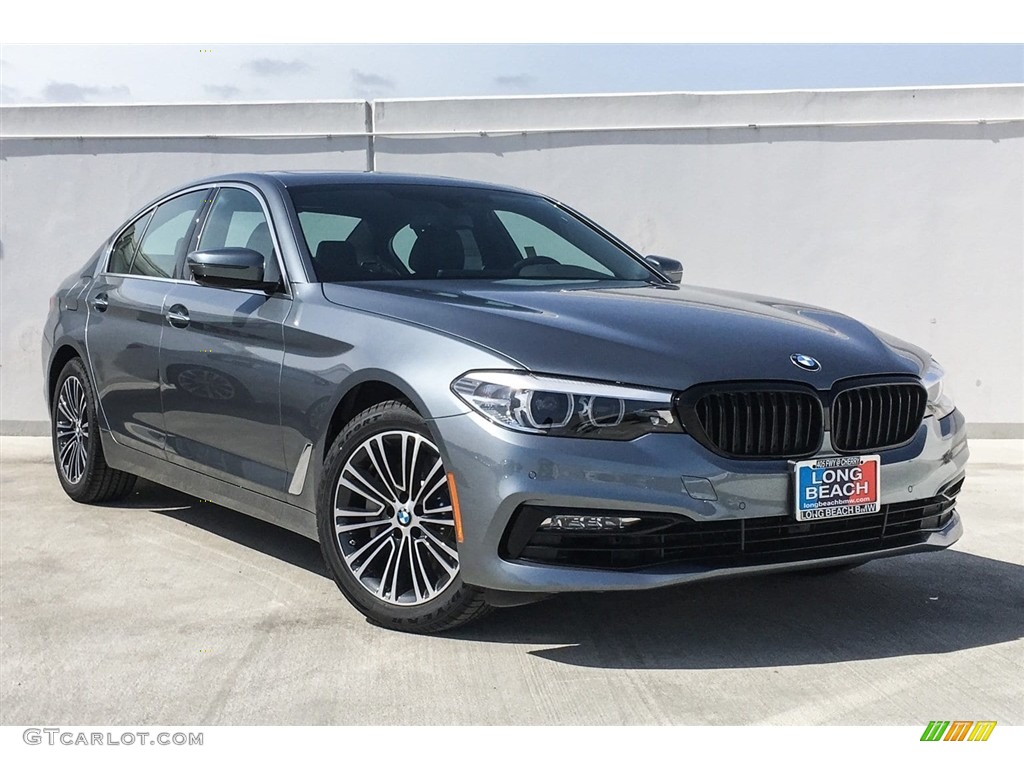 Bluestone Metallic 2018 BMW 5 Series 540i Sedan Exterior Photo #126026990