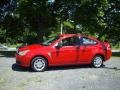 2008 Vermillion Red Ford Focus SE Coupe  photo #3