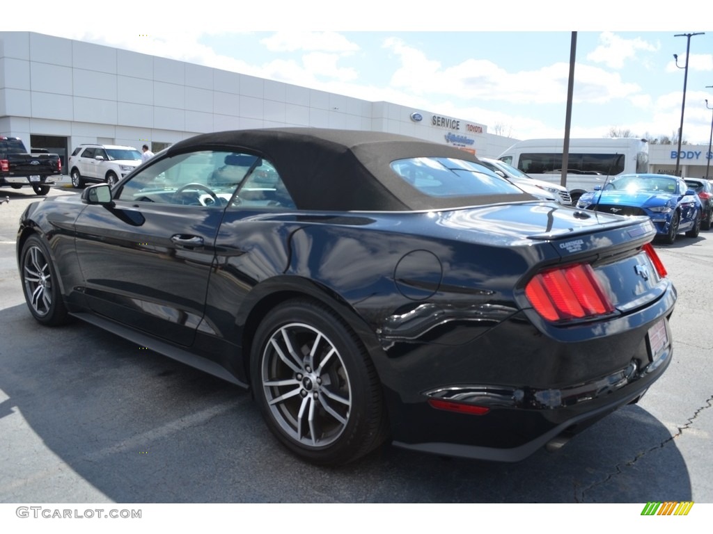 2017 Mustang EcoBoost Premium Convertible - Shadow Black / Ebony photo #4