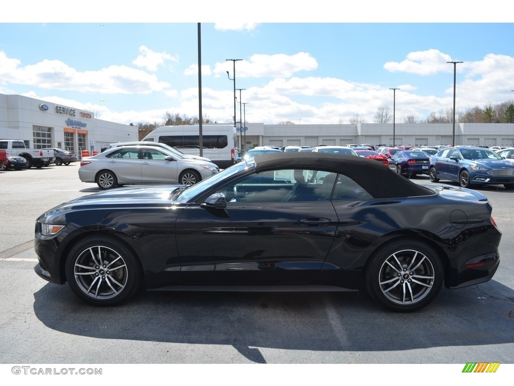 2017 Mustang EcoBoost Premium Convertible - Shadow Black / Ebony photo #5