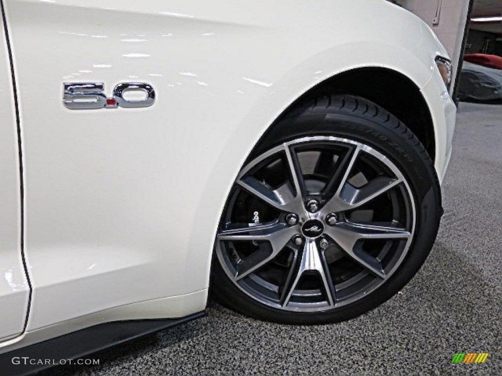 2015 Mustang 50th Anniversary GT Coupe - 50th Anniversary Wimbledon White / 50th Anniversary Cashmere photo #11