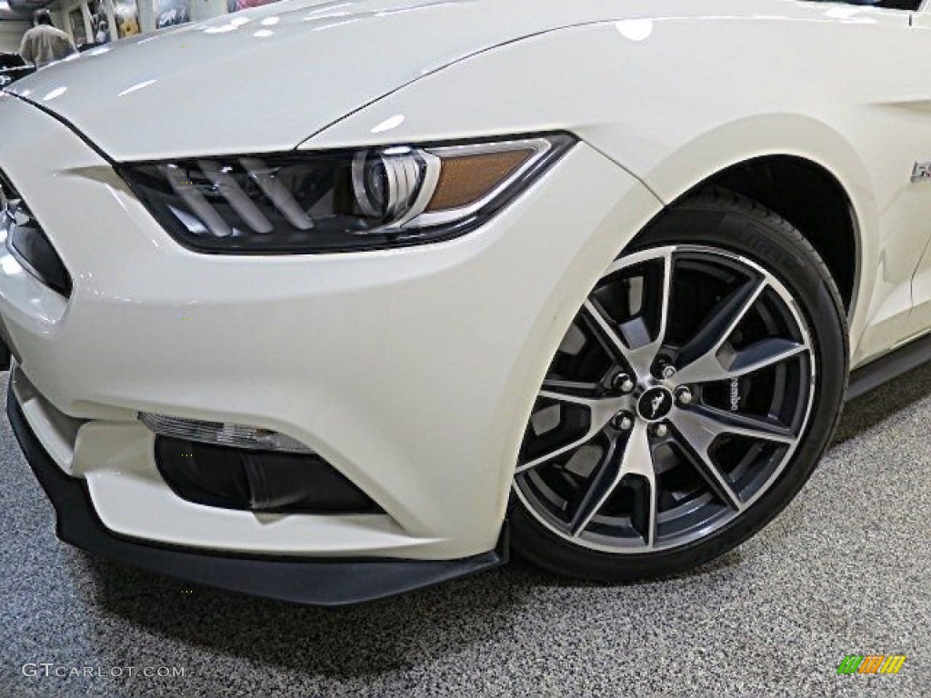 2015 Mustang 50th Anniversary GT Coupe - 50th Anniversary Wimbledon White / 50th Anniversary Cashmere photo #15