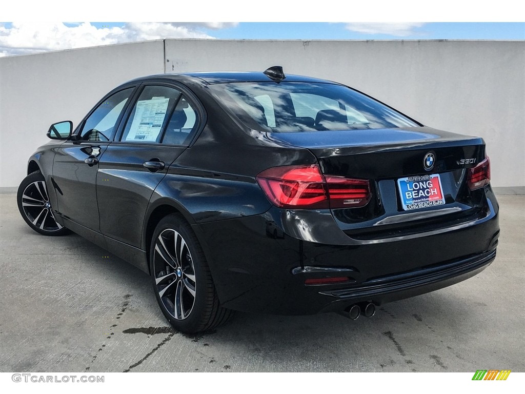 2018 3 Series 330i Sedan - Jet Black / Black photo #3