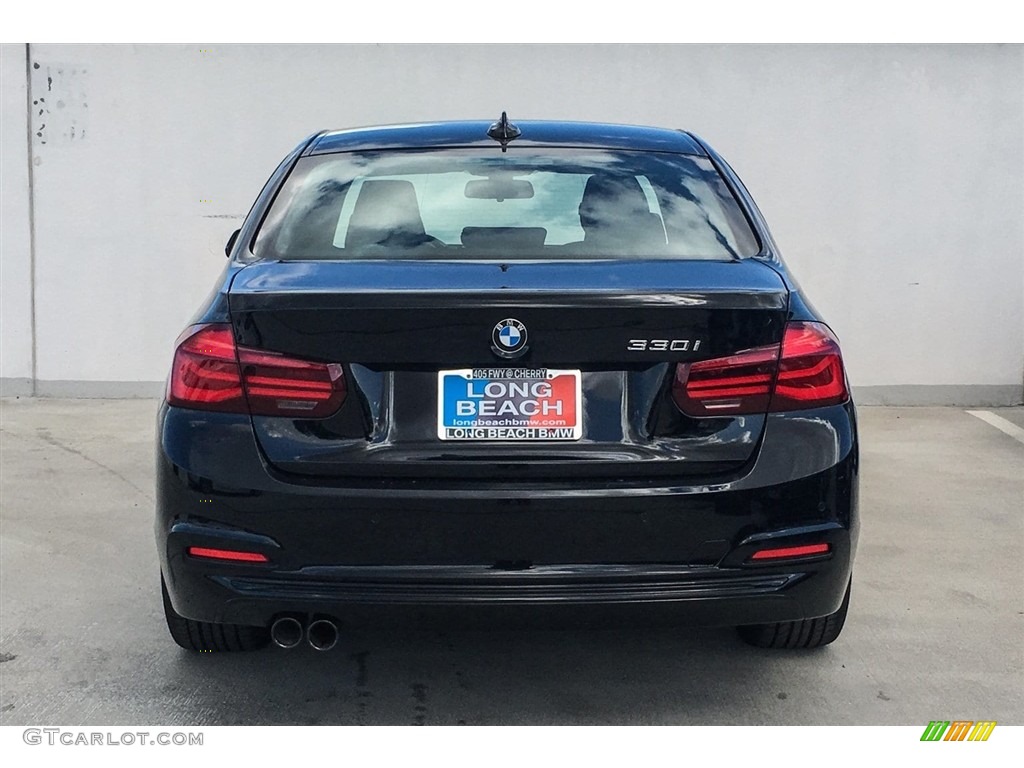2018 3 Series 330i Sedan - Jet Black / Black photo #4