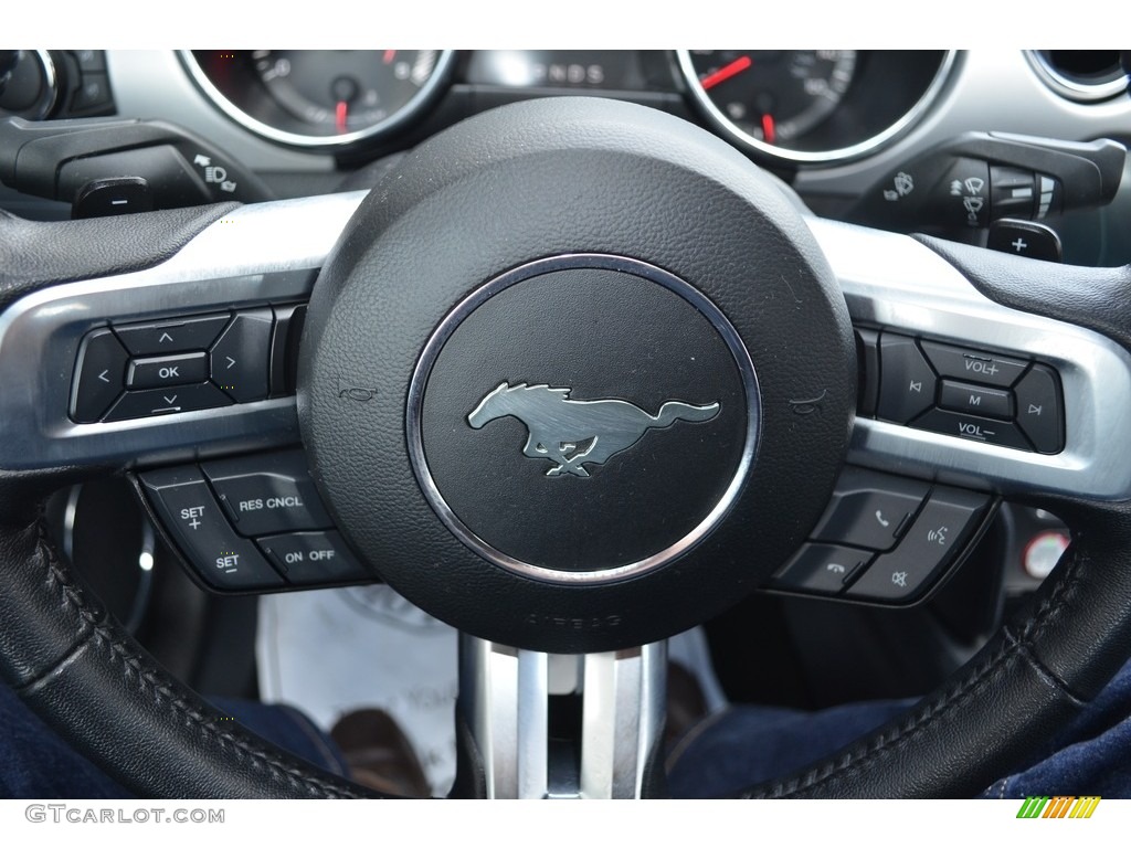 2017 Mustang EcoBoost Premium Convertible - Shadow Black / Ebony photo #20