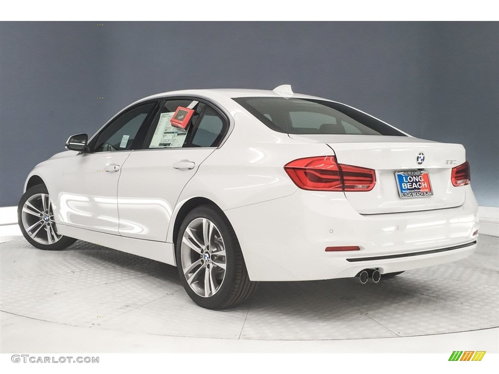 2018 3 Series 330i Sedan - Alpine White / Black photo #3
