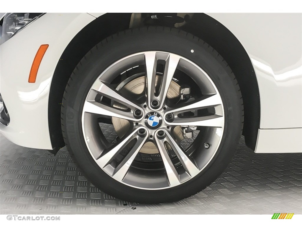 2018 3 Series 330i Sedan - Alpine White / Black photo #9