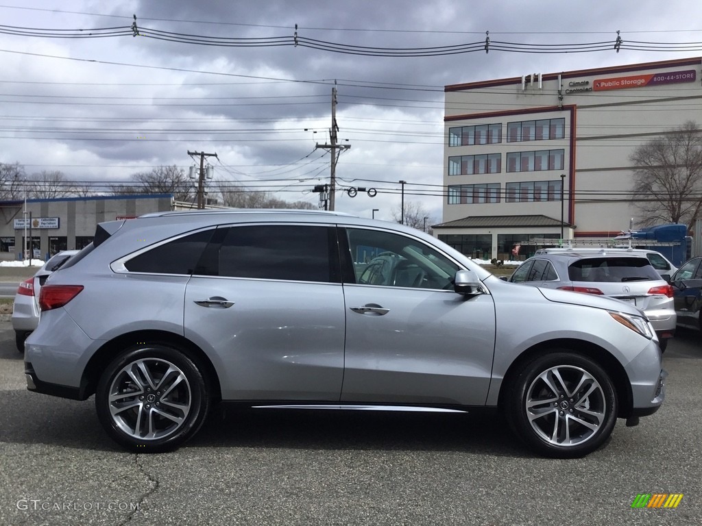 Lunar Silver Metallic 2018 Acura MDX Advance SH-AWD Exterior Photo #126030623