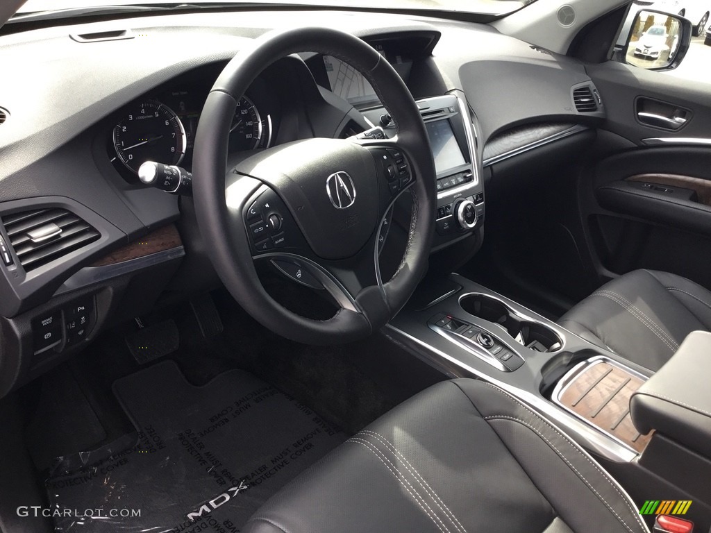 Ebony Interior 2018 Acura MDX Advance SH-AWD Photo #126030872