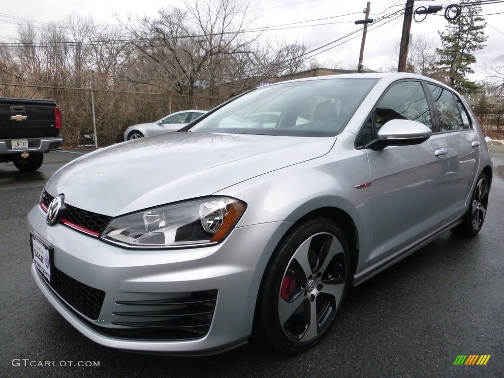 Reflex Silver Metallic 2017 Volkswagen Golf GTI 4-Door 2.0T S Exterior Photo #126030878