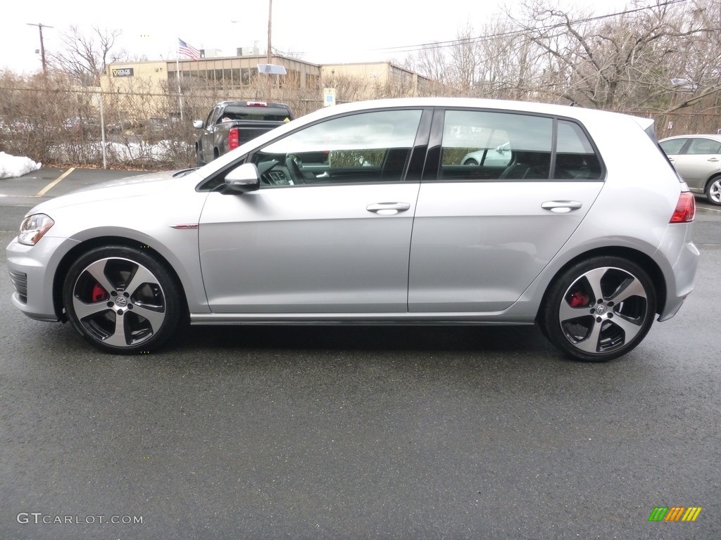 Reflex Silver Metallic 2017 Volkswagen Golf GTI 4-Door 2.0T S Exterior Photo #126030902