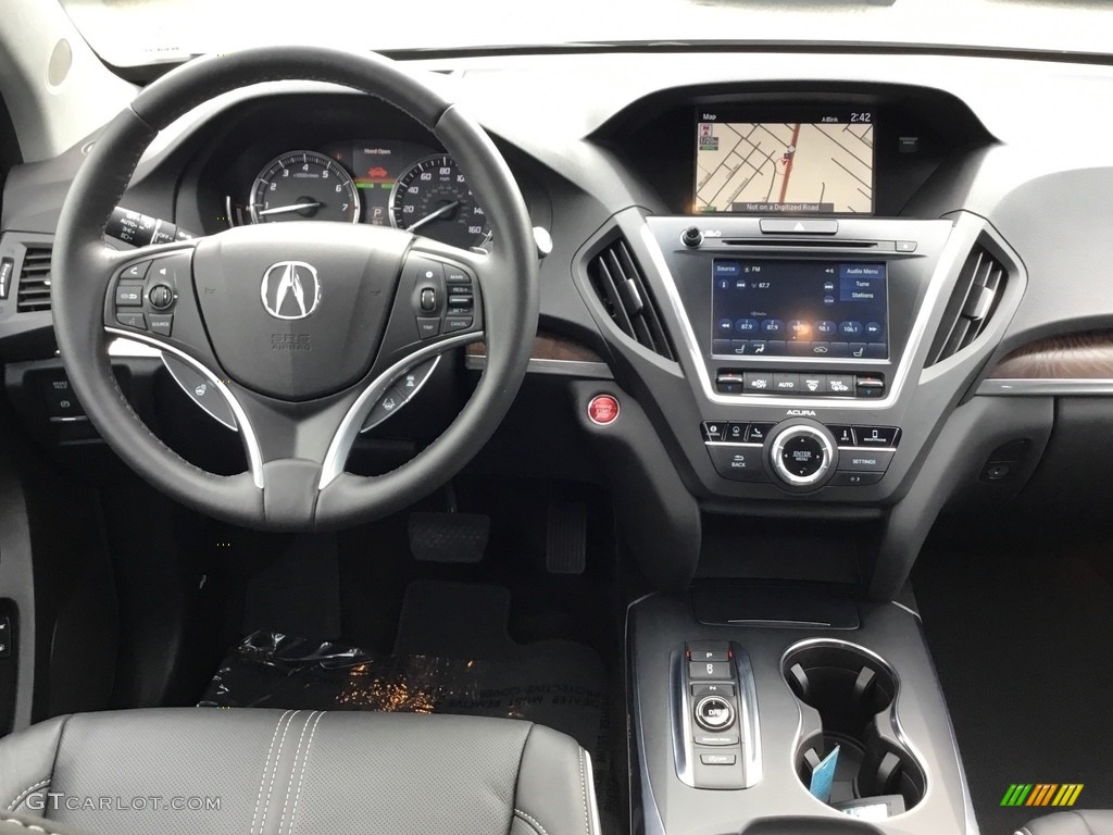 2018 Acura MDX Advance SH-AWD Ebony Dashboard Photo #126030974