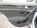 2017 Volkswagen Golf GTI Titan Black Interior Door Panel Photo