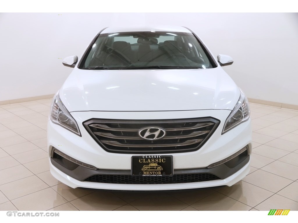 2016 Sonata Sport - Quartz White Pearl / Black photo #2