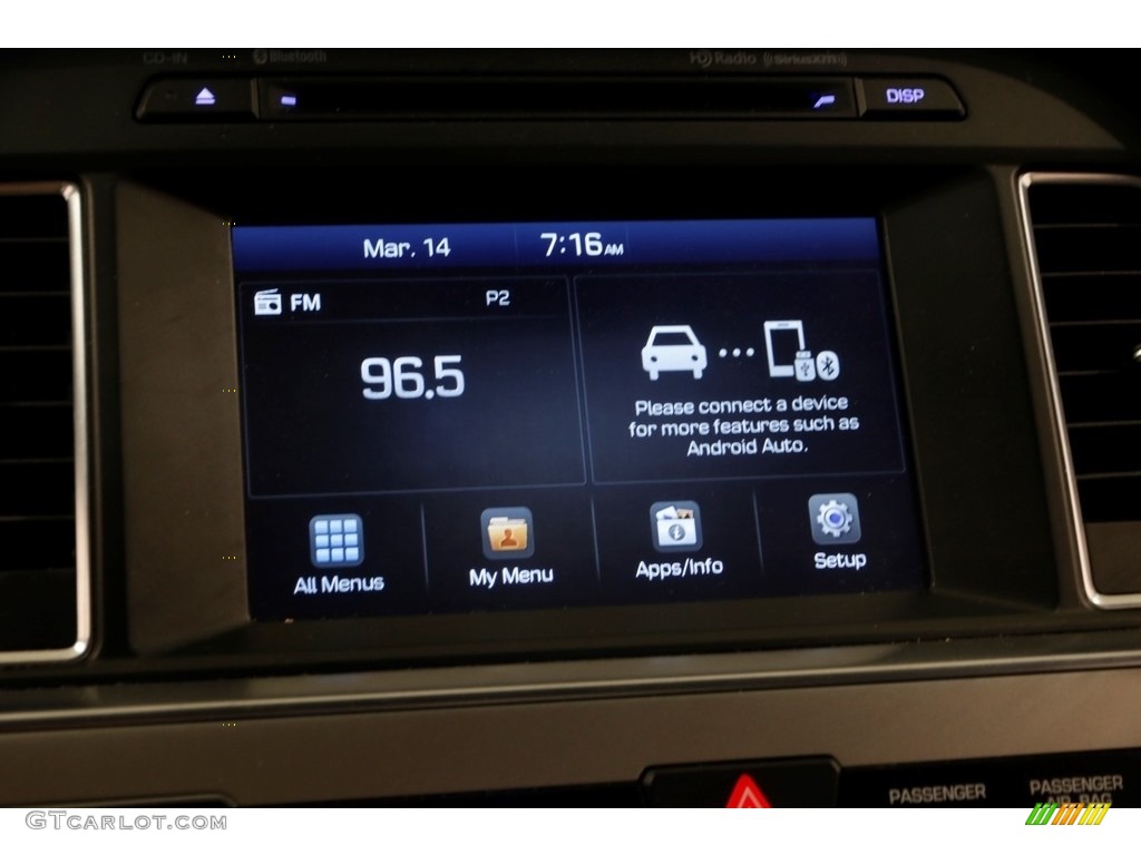 2016 Sonata Sport - Quartz White Pearl / Black photo #9