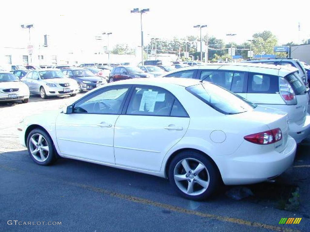 2005 MAZDA6 i Sedan - Performance White / Beige photo #3