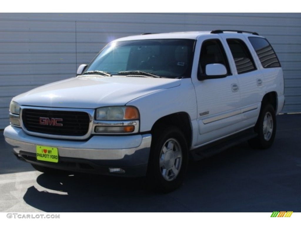 2004 Yukon SLE - Summit White / Pewter/Dark Pewter photo #3