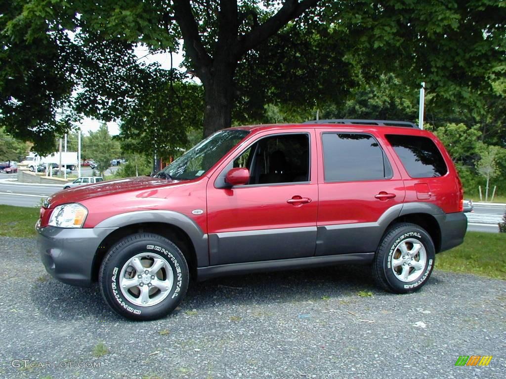 2005 Tribute s 4WD - Redfire Metallic / Dark Flint Gray photo #1