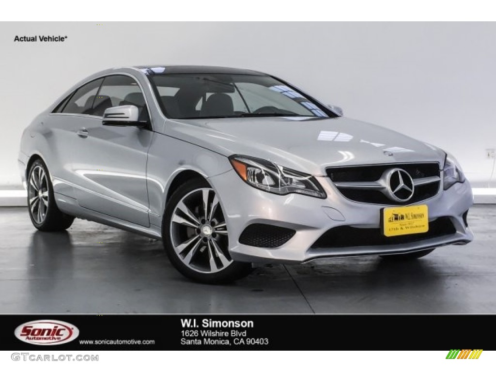 2016 E 400 Coupe - Iridium Silver Metallic / Crystal Grey/Black photo #1