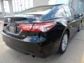 2018 Midnight Black Metallic Toyota Camry LE  photo #2