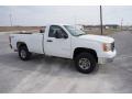 2009 Summit White GMC Sierra 2500HD Work Truck Regular Cab 4x4  photo #21