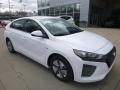 2018 Ceramic White Hyundai Ioniq Hybrid Blue  photo #3