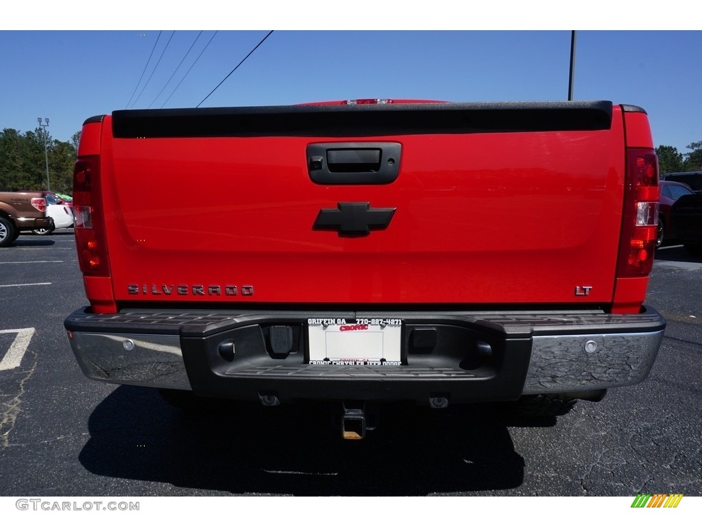 2013 Silverado 1500 LT Extended Cab - Victory Red / Ebony photo #12