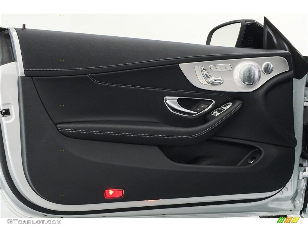 2018 Mercedes-Benz C 43 AMG 4Matic Coupe Black Door Panel Photo #126037757