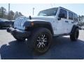 2016 Bright White Jeep Wrangler Unlimited Sport 4x4  photo #3