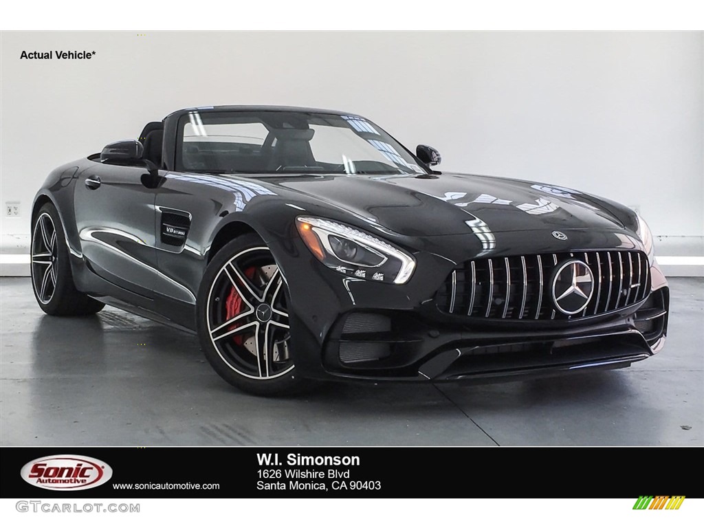 2018 AMG GT C Roadster - Black / Black photo #1