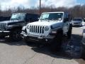 2018 Bright White Jeep Wrangler Unlimited Sport 4x4  photo #1