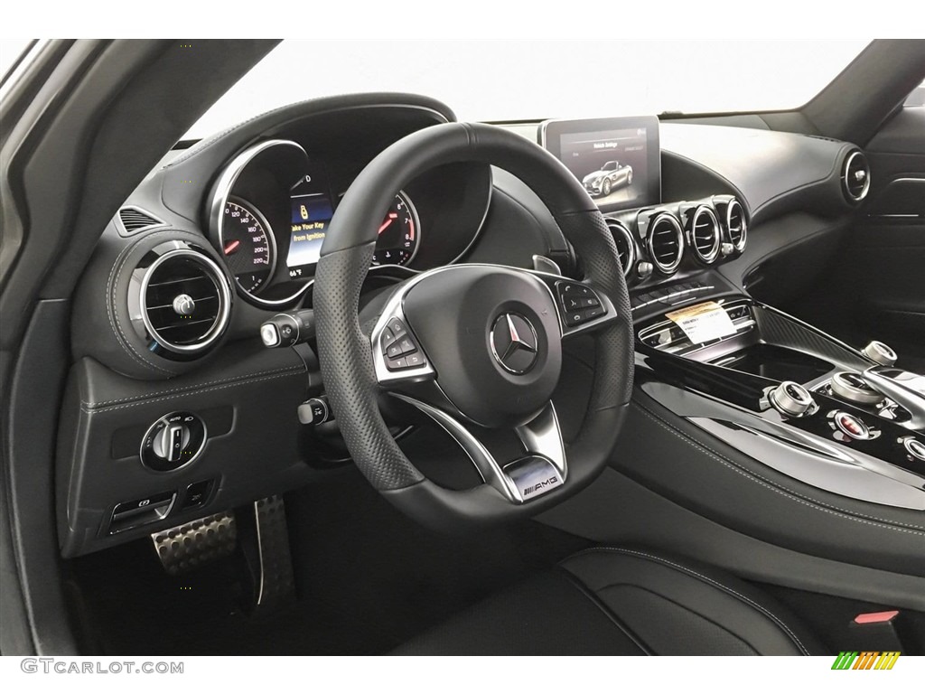 2018 Mercedes-Benz AMG GT C Roadster Black Dashboard Photo #126039209