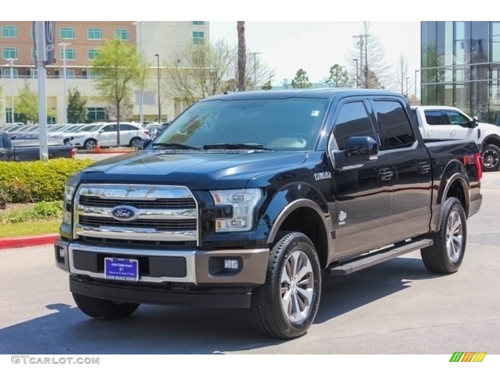 2017 F150 King Ranch SuperCrew 4x4 - Shadow Black / King Ranch Java photo #3