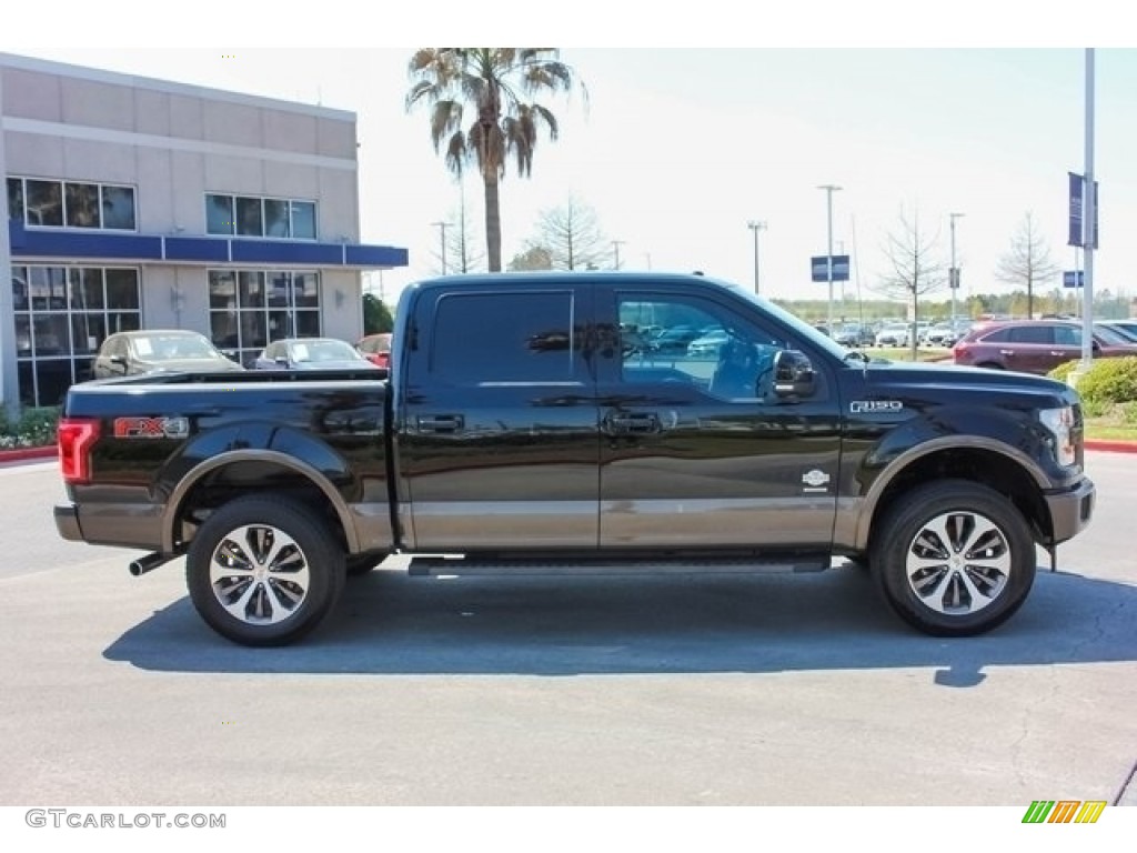 2017 F150 King Ranch SuperCrew 4x4 - Shadow Black / King Ranch Java photo #8