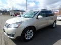 Champagne Silver Metallic 2013 Chevrolet Traverse LT AWD