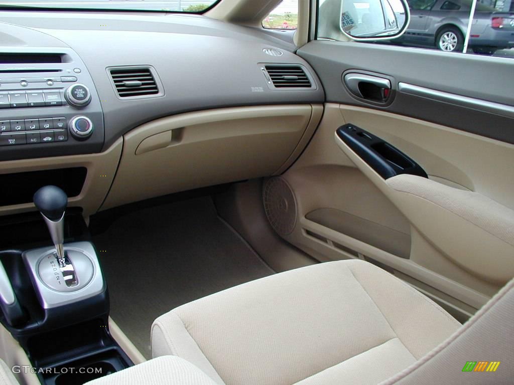2007 Civic EX Sedan - Borrego Beige Metallic / Ivory photo #10