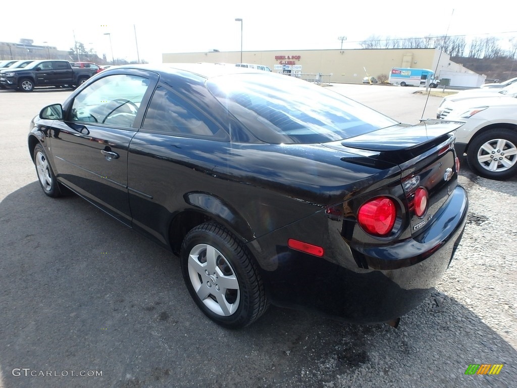 2007 Cobalt LS Coupe - Black / Gray photo #2