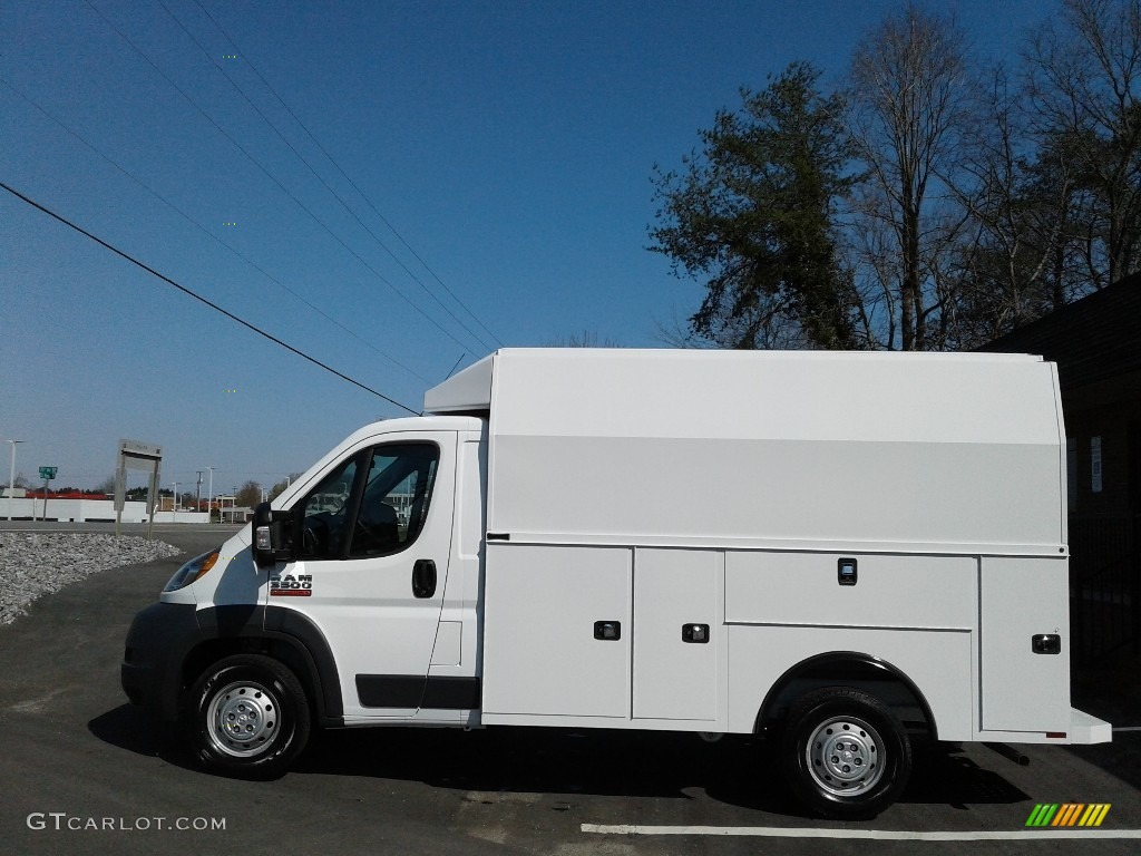 Bright White 2018 Ram ProMaster 3500 Cutaway Utility Van Exterior Photo #126041813