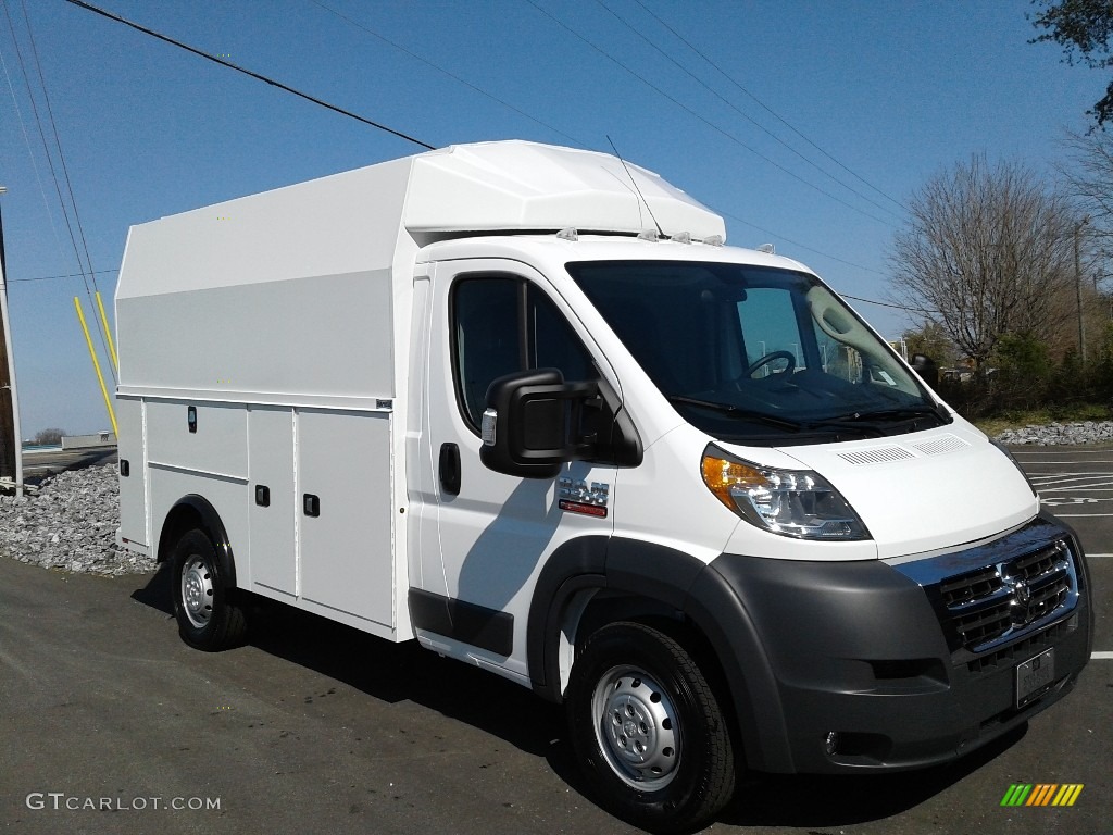 Bright White 2018 Ram ProMaster 3500 Cutaway Utility Van Exterior Photo #126041921