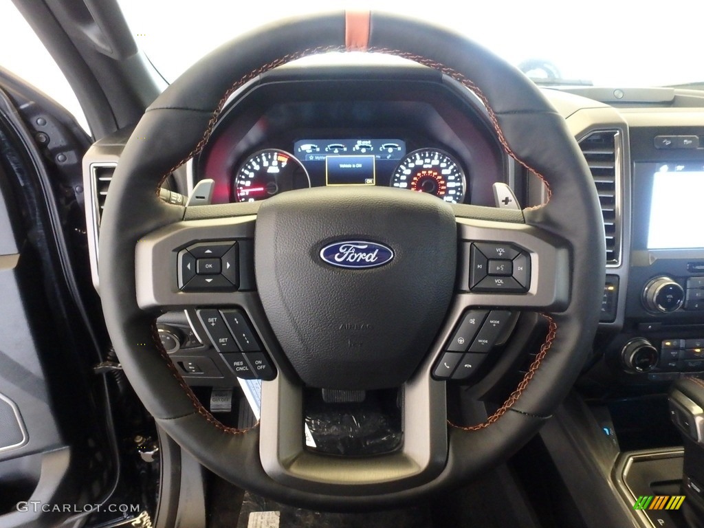 2018 F150 SVT Raptor SuperCrew 4x4 - Shadow Black / Raptor Black/Orange Accent photo #15