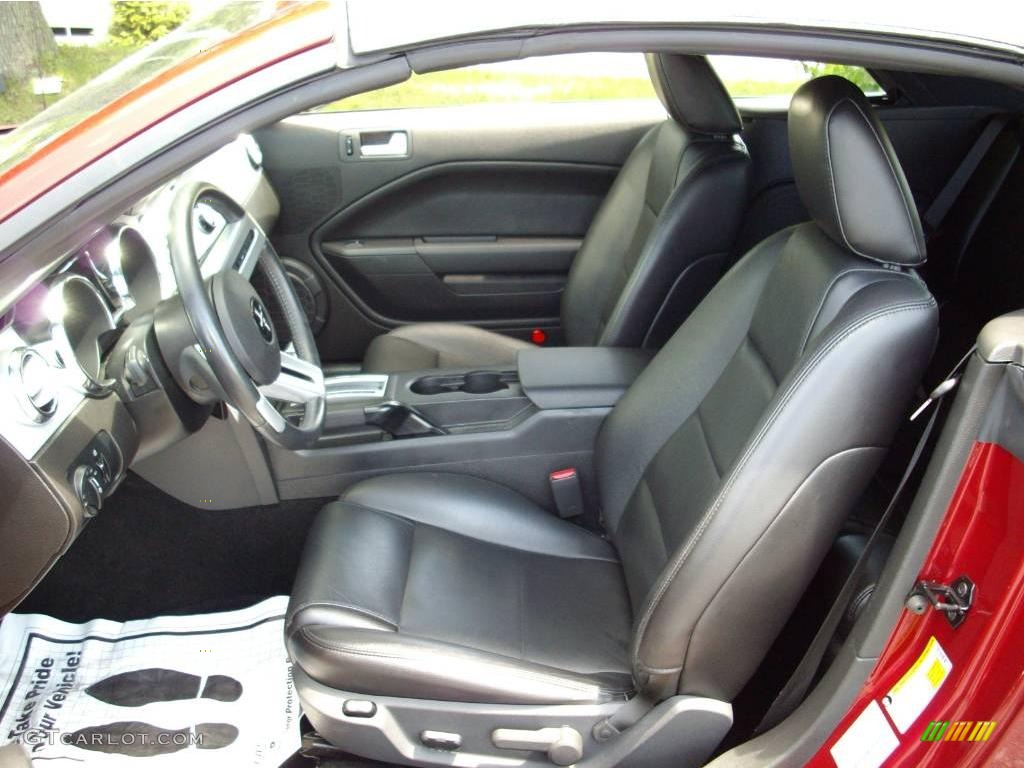 2007 Mustang V6 Premium Convertible - Redfire Metallic / Dark Charcoal photo #7