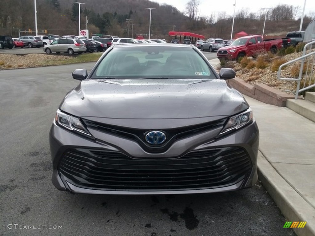 2018 Camry Hybrid LE - Predawn Gray Mica / Black photo #7
