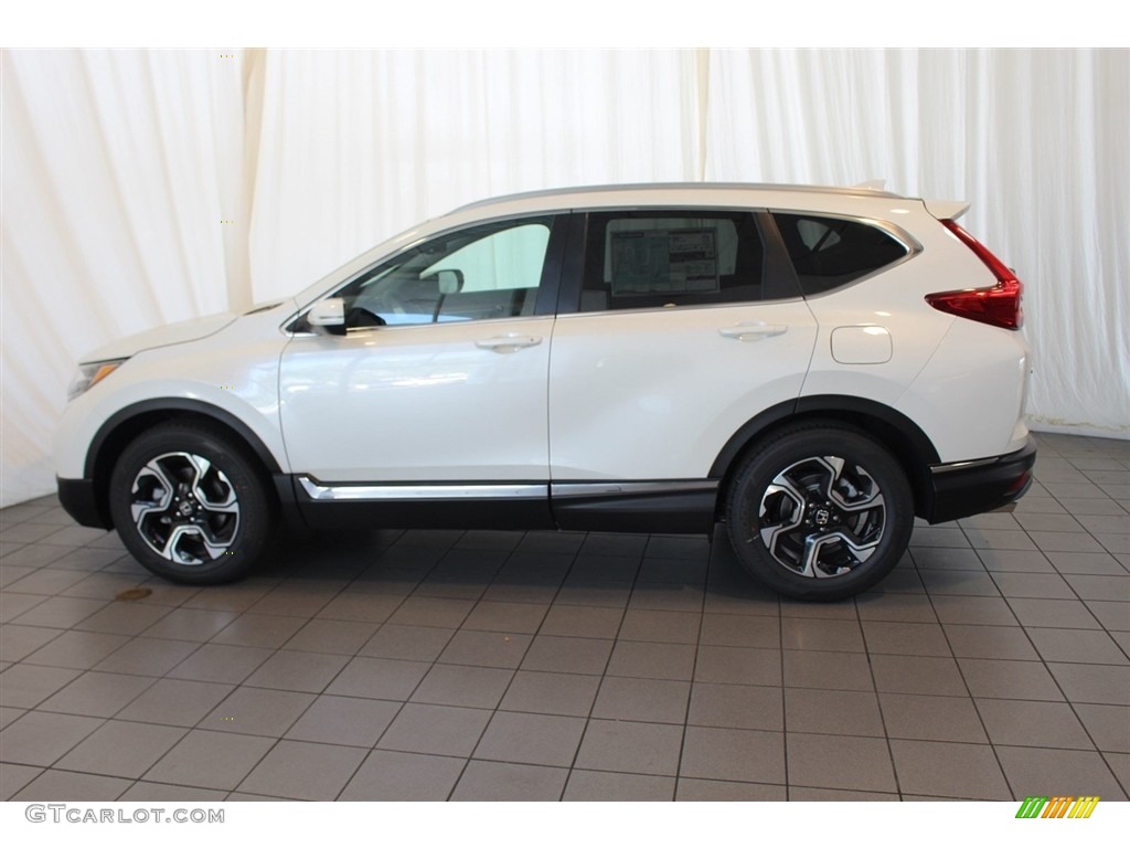 2018 CR-V Touring - White Diamond Pearl / Black photo #5