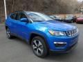 2018 Laser Blue Pearl Jeep Compass Latitude 4x4  photo #7