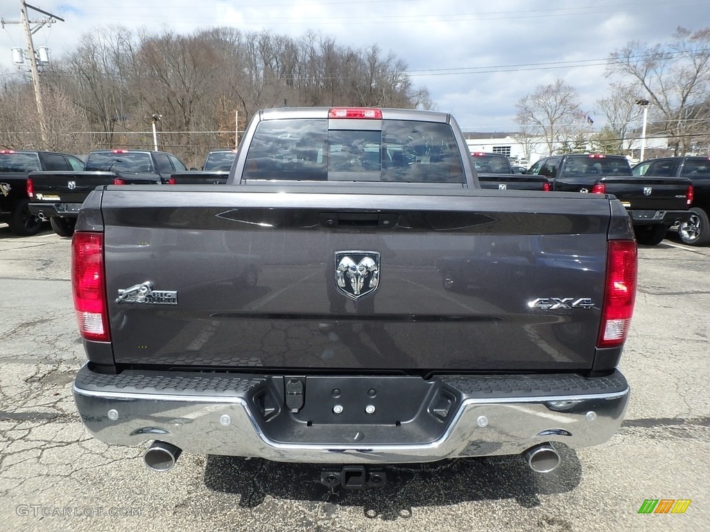 2018 1500 Big Horn Crew Cab 4x4 - Granite Crystal Metallic / Black/Diesel Gray photo #4