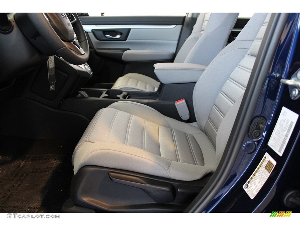 2018 CR-V LX - Obsidian Blue Pearl / Gray photo #9