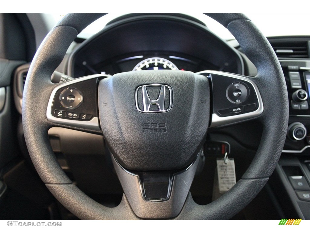 2018 CR-V LX - Obsidian Blue Pearl / Gray photo #11
