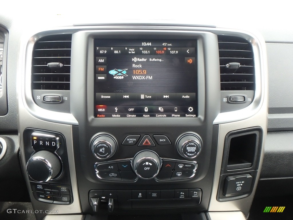 2018 1500 Big Horn Crew Cab 4x4 - Granite Crystal Metallic / Black/Diesel Gray photo #16
